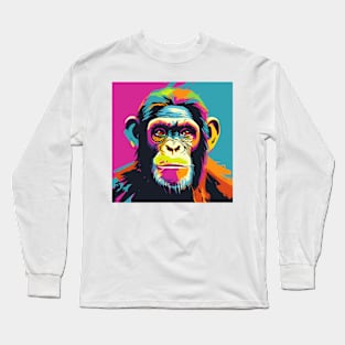 Apes Together Strong Pop Art 1 Long Sleeve T-Shirt